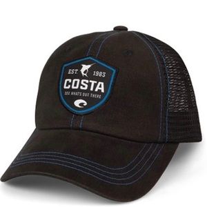 MAKE AN OFFER! 
Costa black shield trucker hat-NWT